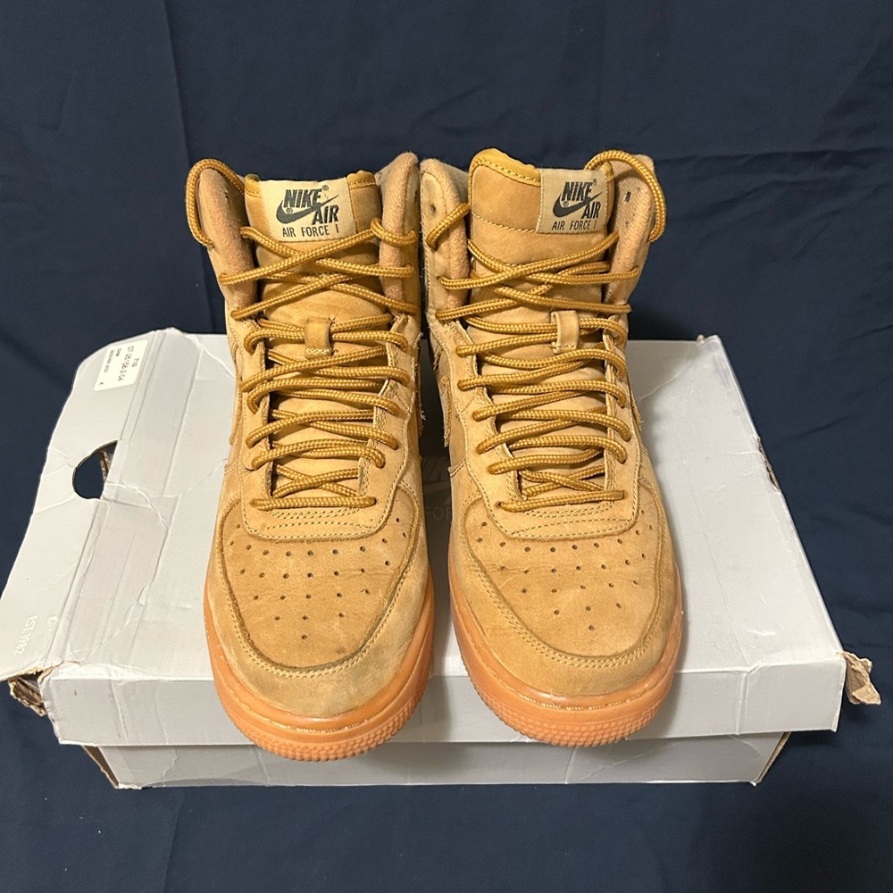 Nike High Top Sneakers - Brown